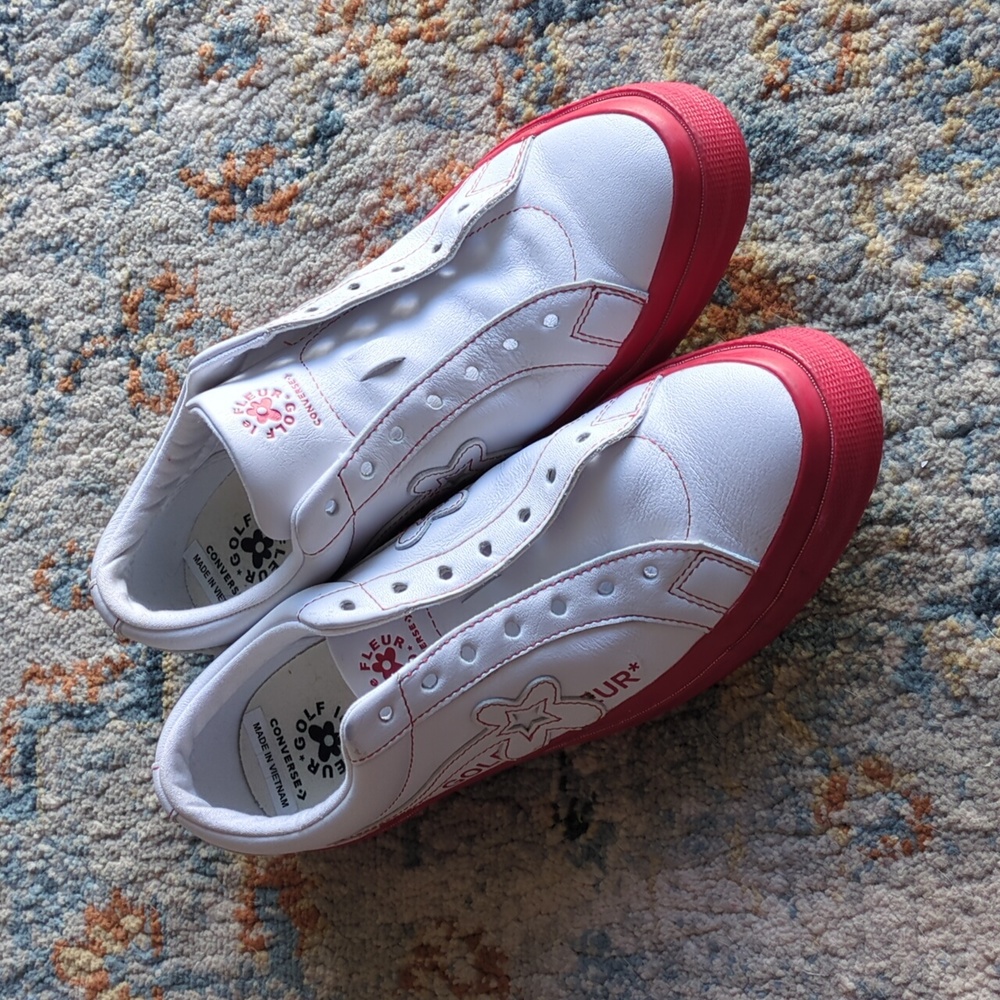 Converse One Star OxGolf le Fleur Red Men Size 9.5 & Women Size 11.5